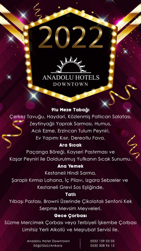 Anadolu hotel ankara yilbasi